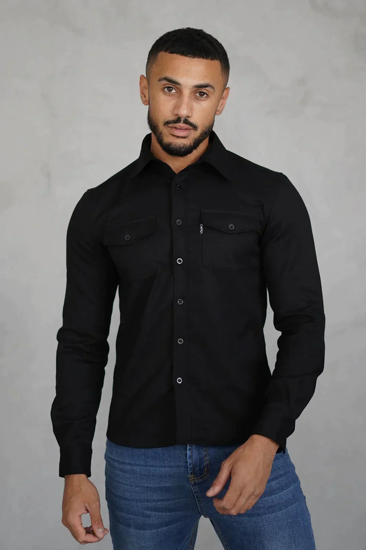 Drune | Premium-Jacke mit Knopfverschluss für Herren | Stylische und bequeme Jacke