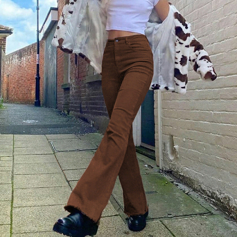Drune Stretch-Bootcut-Jeans: Komfort und Stil vereint