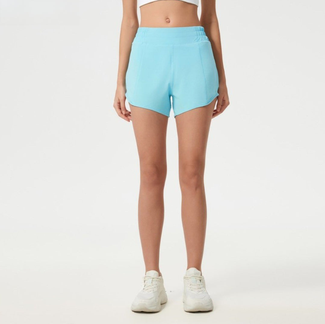 Drune | Yoga-Shorts mit hoher Taille und Bauch