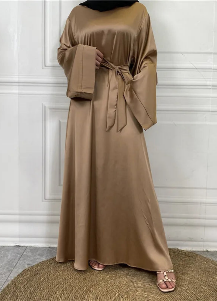 Drune | Klassische Damen Langarm Maxikleid
