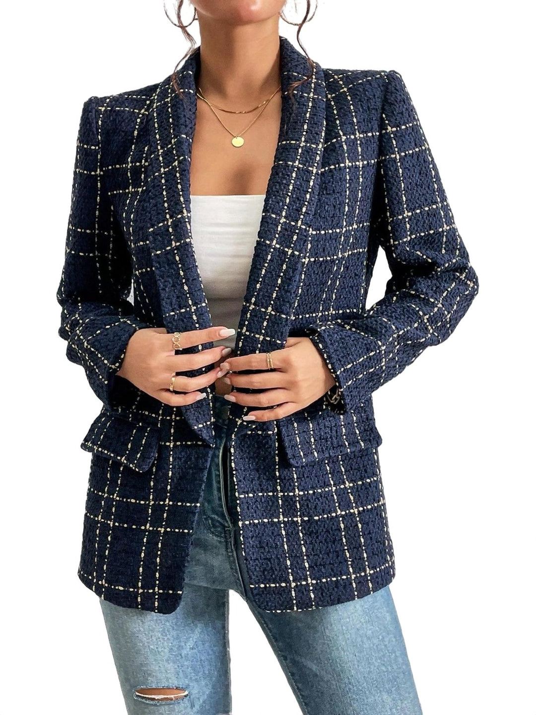 Drune | Karierter Blazer