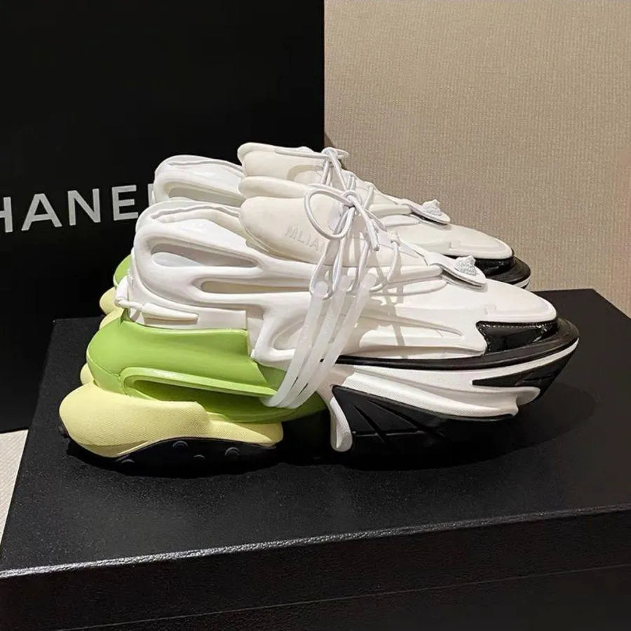 Drune | Sneakers Sportive mit Oversize-Sohle