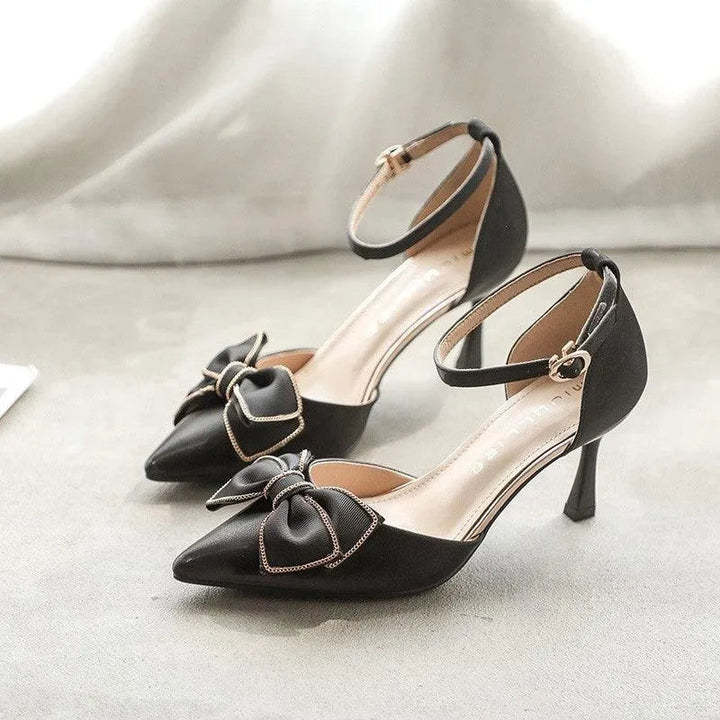 Drune | Pumps für Damen mit Schleife und Spitzenabsatz