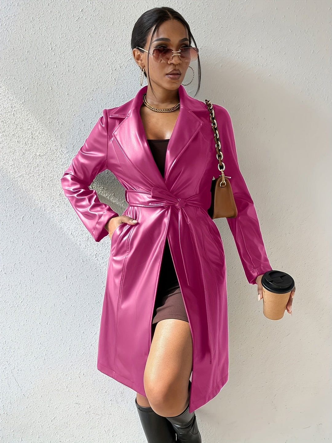 Drune | Lederjacke mit Revers