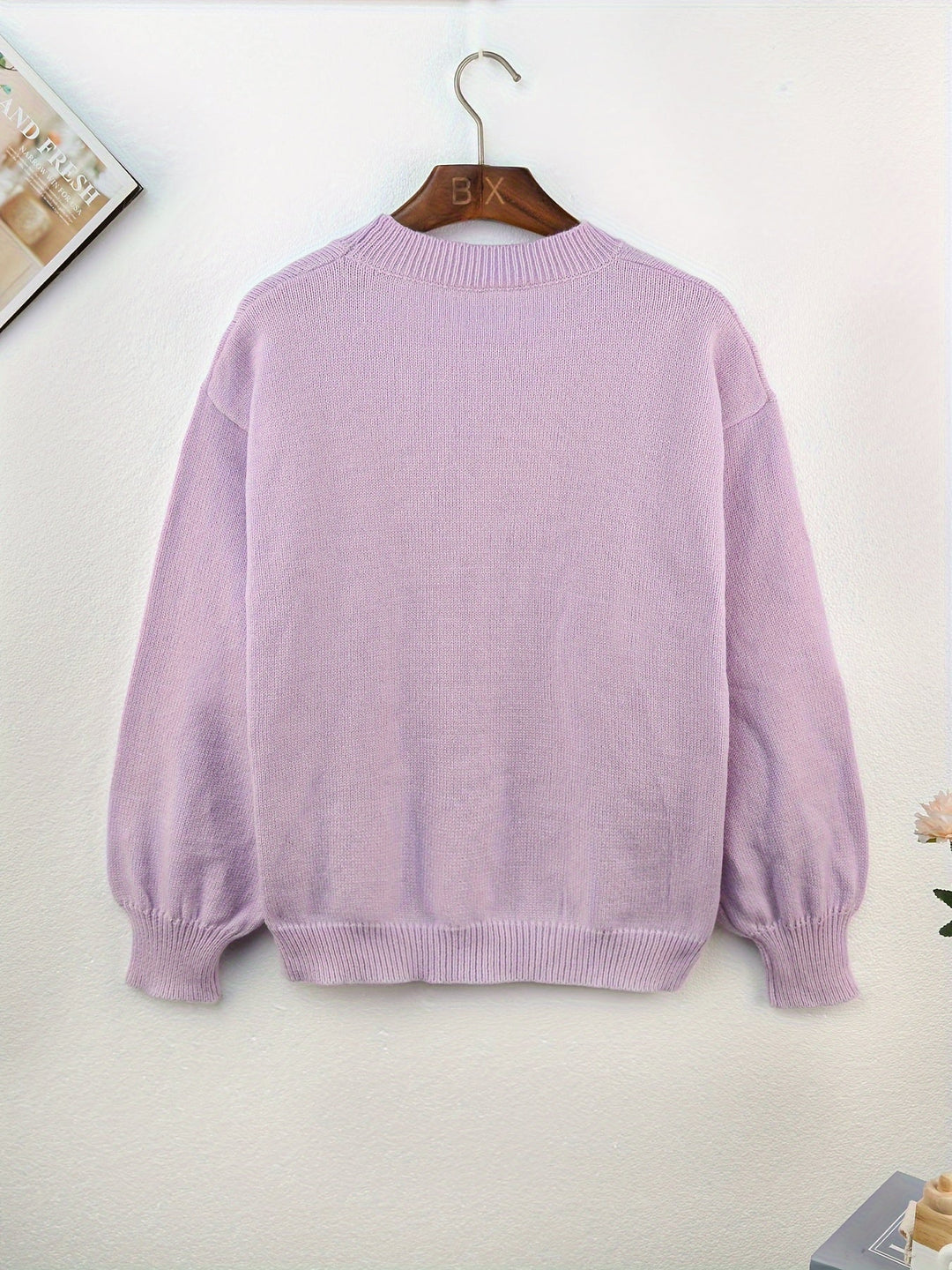 Drune | Oversize Strickpullover mit Rundhalsausschnitt – Weich & stylisch für kalte Tage
