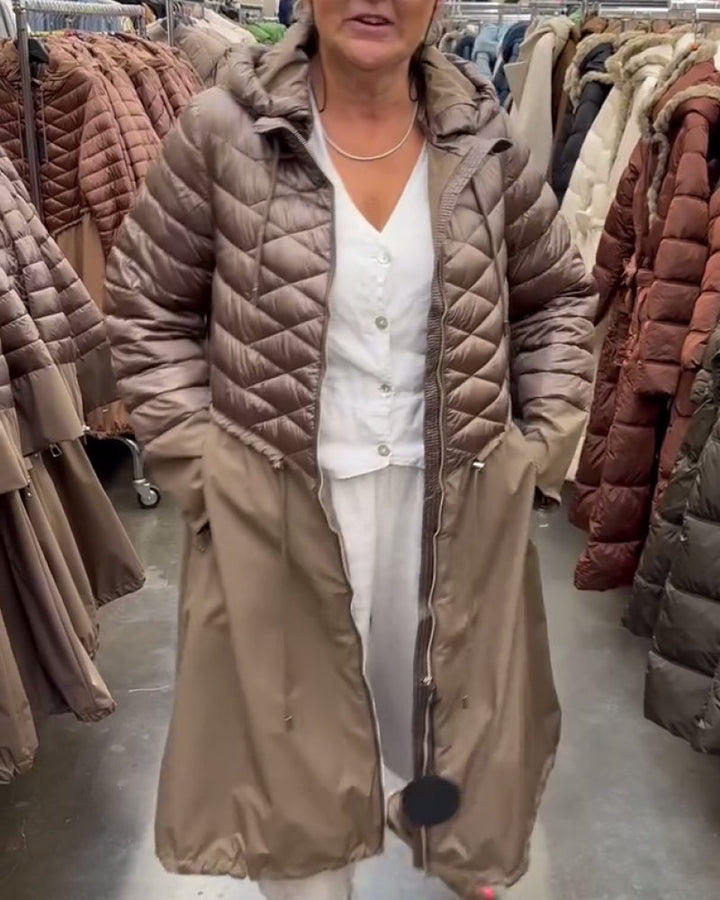 Drune | Gesteppte Jacke mit Kapuze