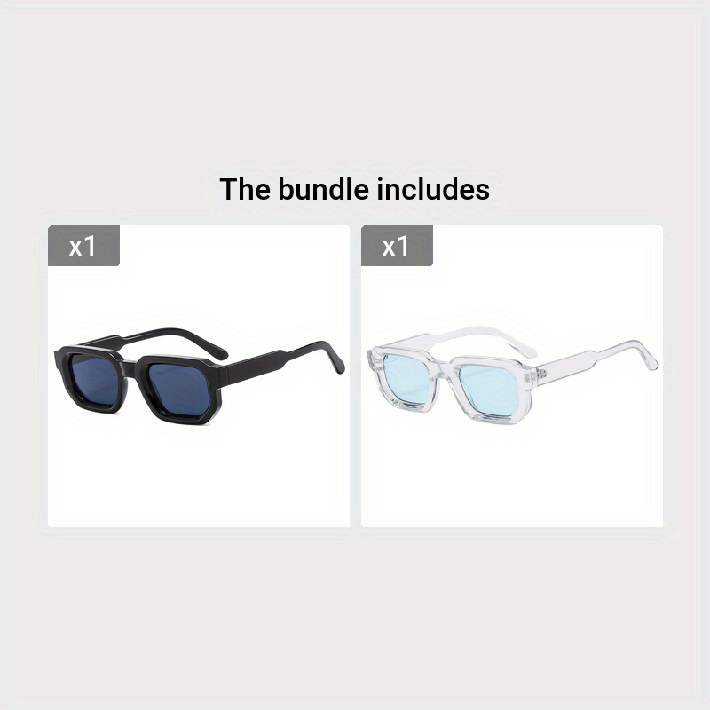 Drune | Neue Retro Sonnenbrille Mit Quadratem Rahmen Für Herren