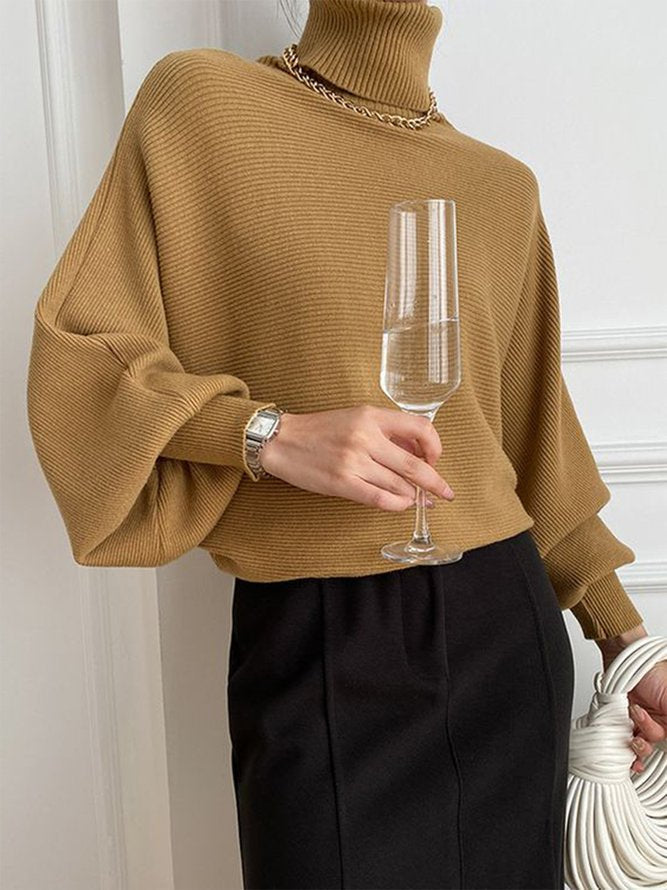 Drune | Khaki Rollkragenpullover