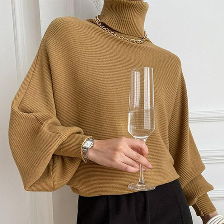Drune | Khaki Rollkragenpullover