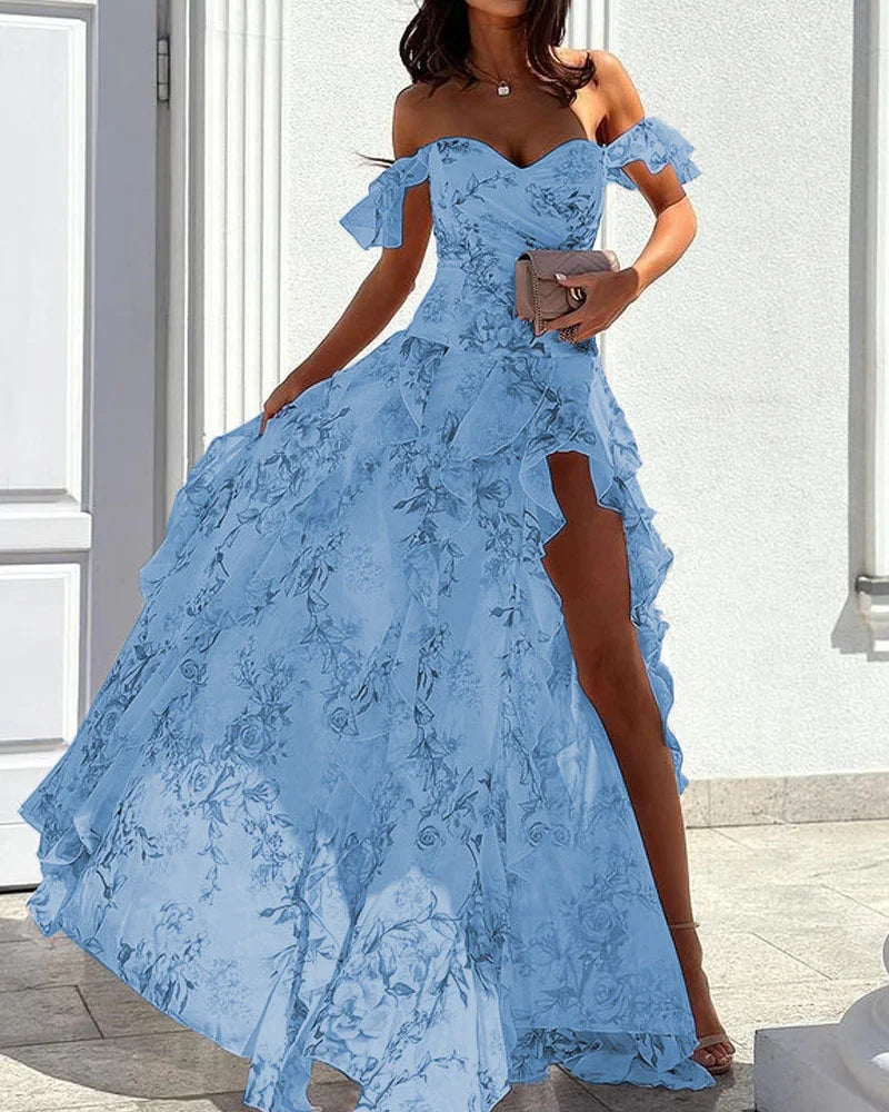 Drune | Elegantes Geblümtes Kleid