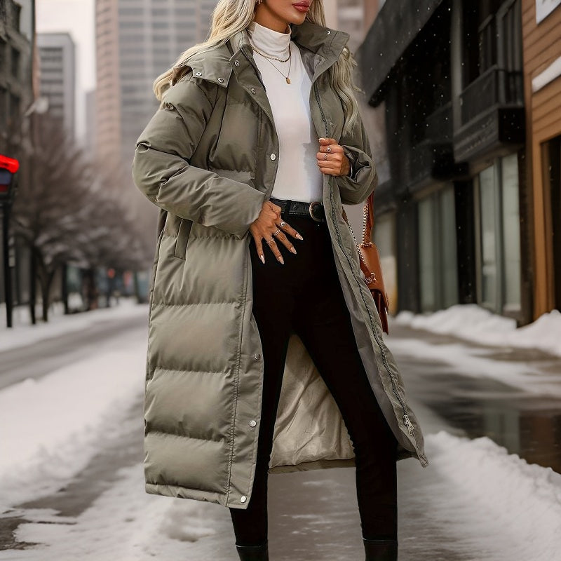 Drune | Puffer Winterjacke Mert Kapuze