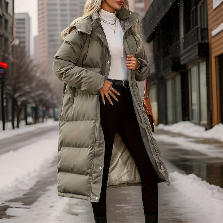 Drune | Puffer Winterjacke Mert Kapuze