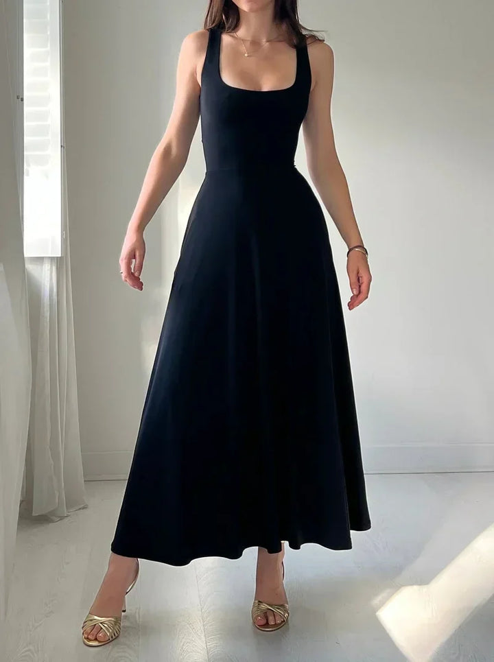 Drune | Elegante Rückenfreie Maxi Kleid