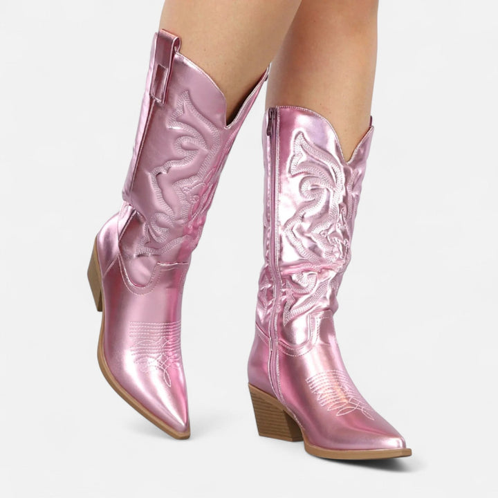 Drune | Hohe Cowboy-Stiefel Damen