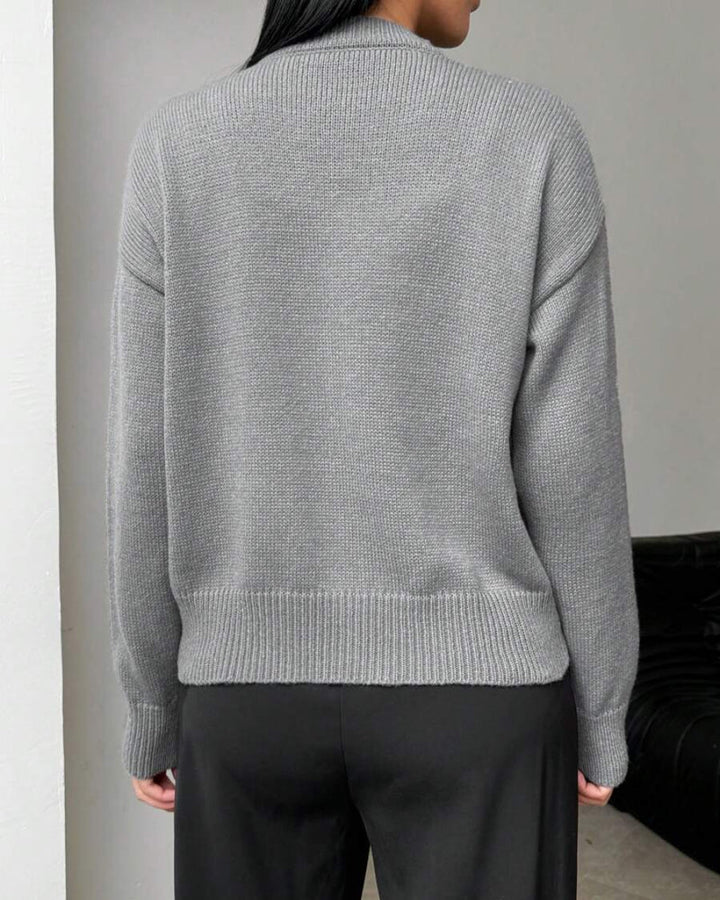 Drune | Pullover mit Schlitzsaum