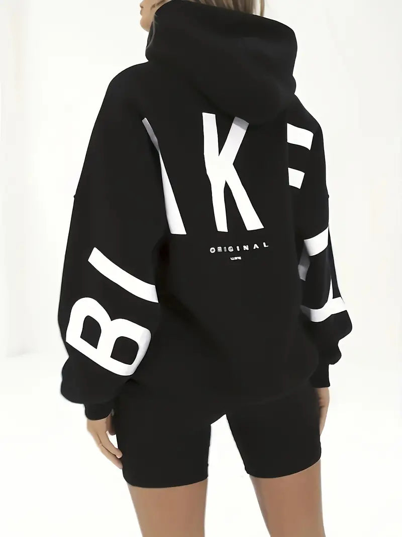 Drune | Warme Kapuzenjacke mit Muster