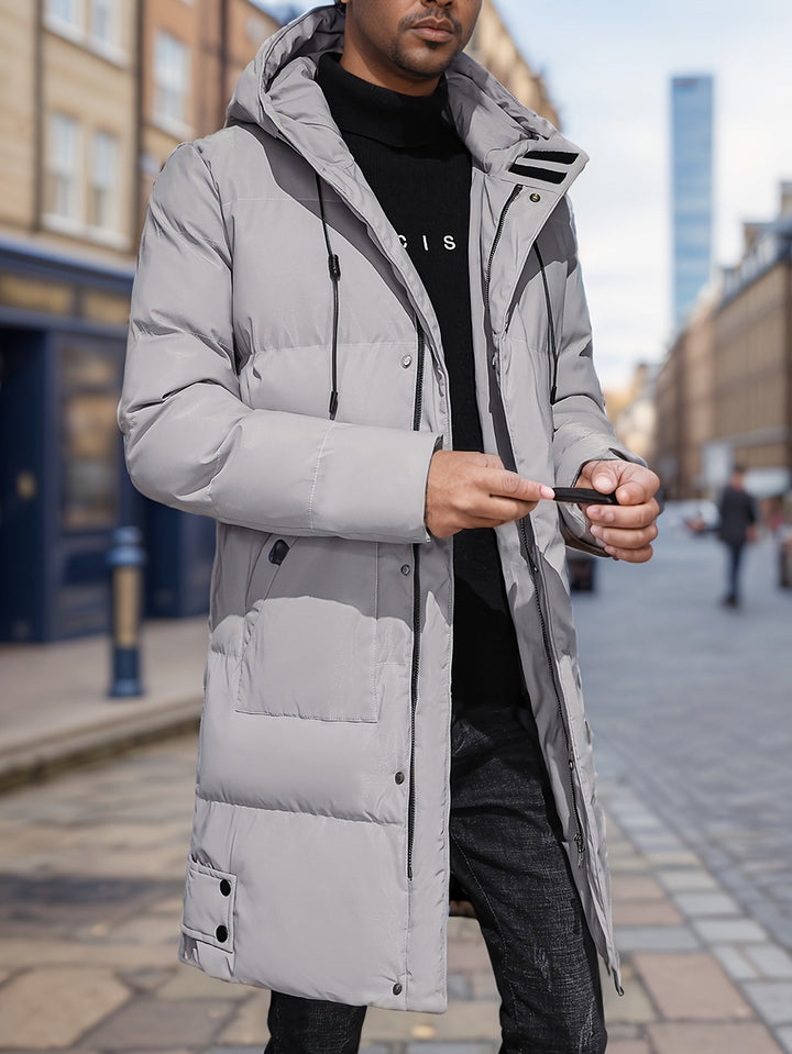 Drune | Winterjacke mit Reißverschluss und Kapuze für Herren - Perfekt für Outdoor-Aktivitäten