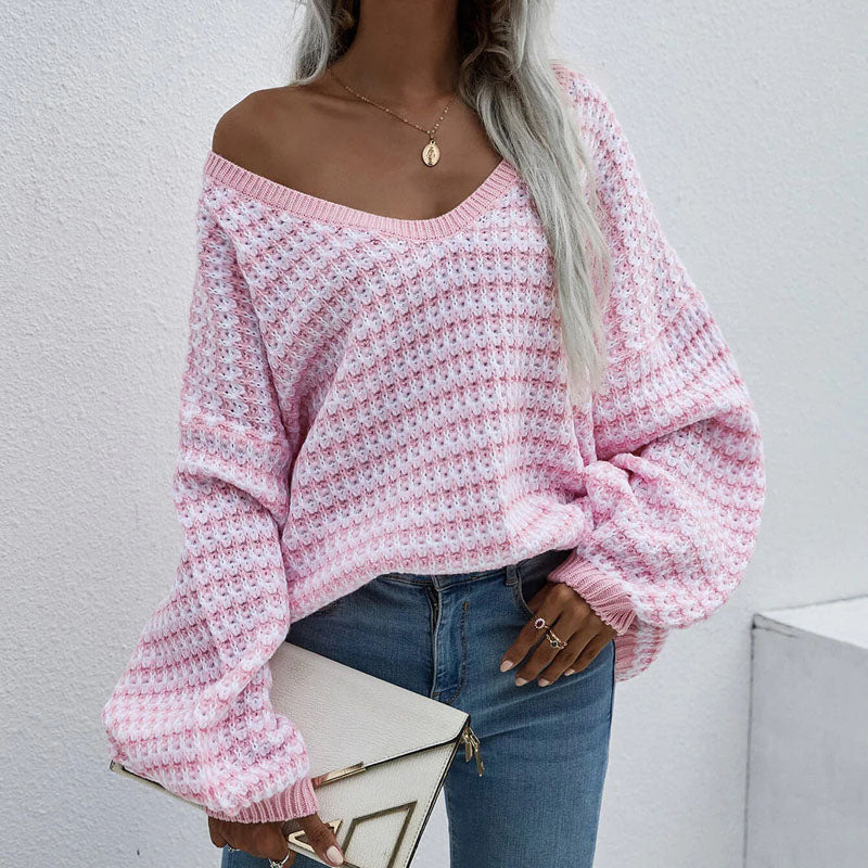 Drune | Gestreifter Strickpullover Für Modische Looks