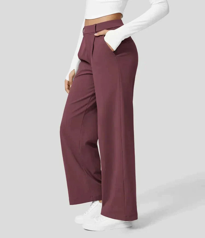 Drune | Damenhose mit weitem Bein - High Waist, Business & Casual geeignet
