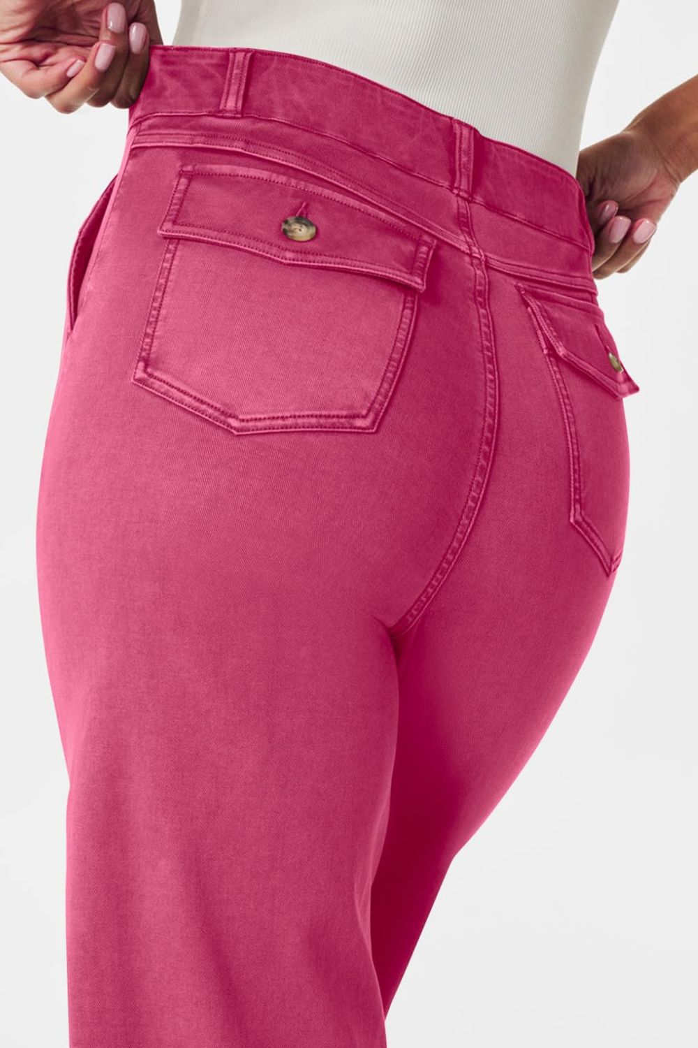 Drune | Hochtaillierte Jeans Mit Taschen Klassisch, Stilvoll Und Vielseitig