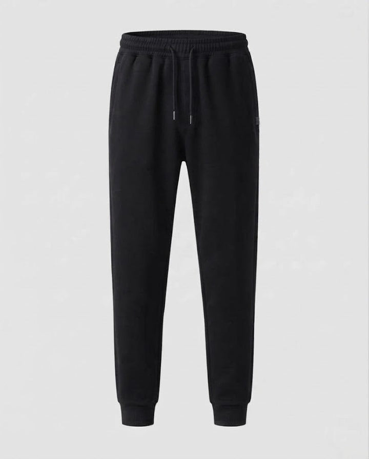 Herren Thermo-Fleece Jogginghose mit elastischem Bund und Bündchen Drune