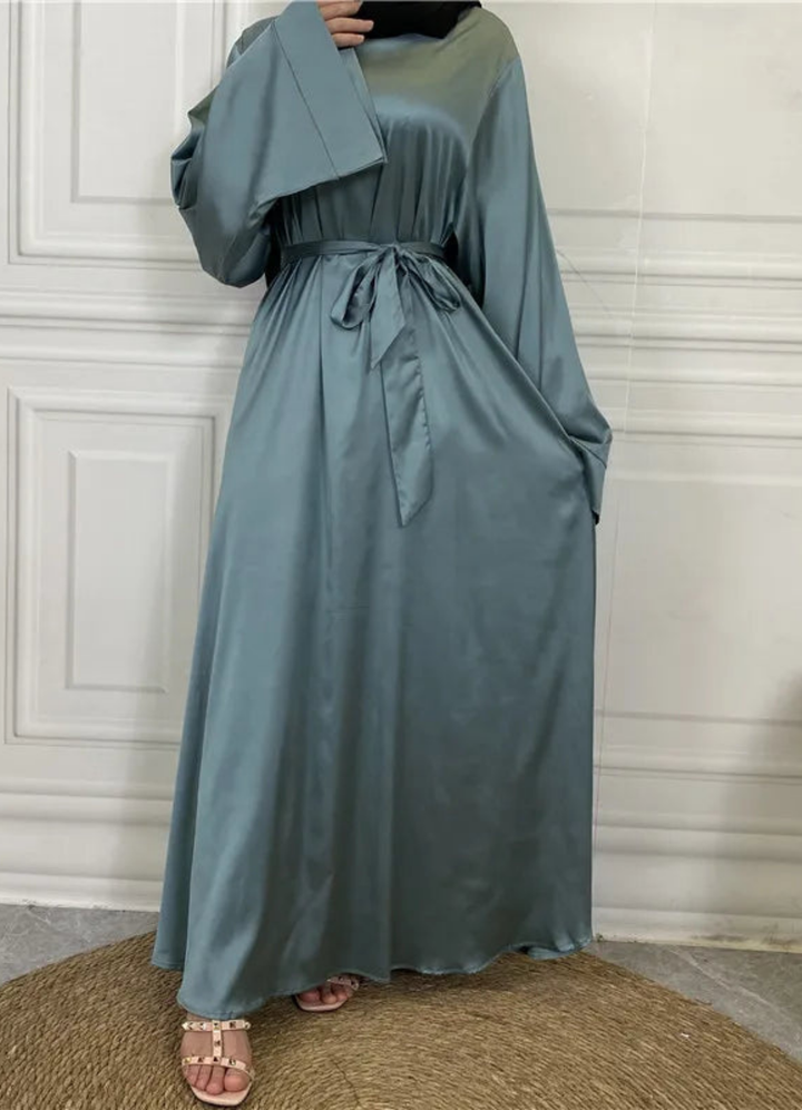 Drune | Klassische Damen Langarm Maxikleid