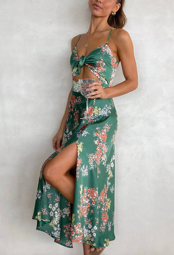 Drune - Blossom Schlitzkleid