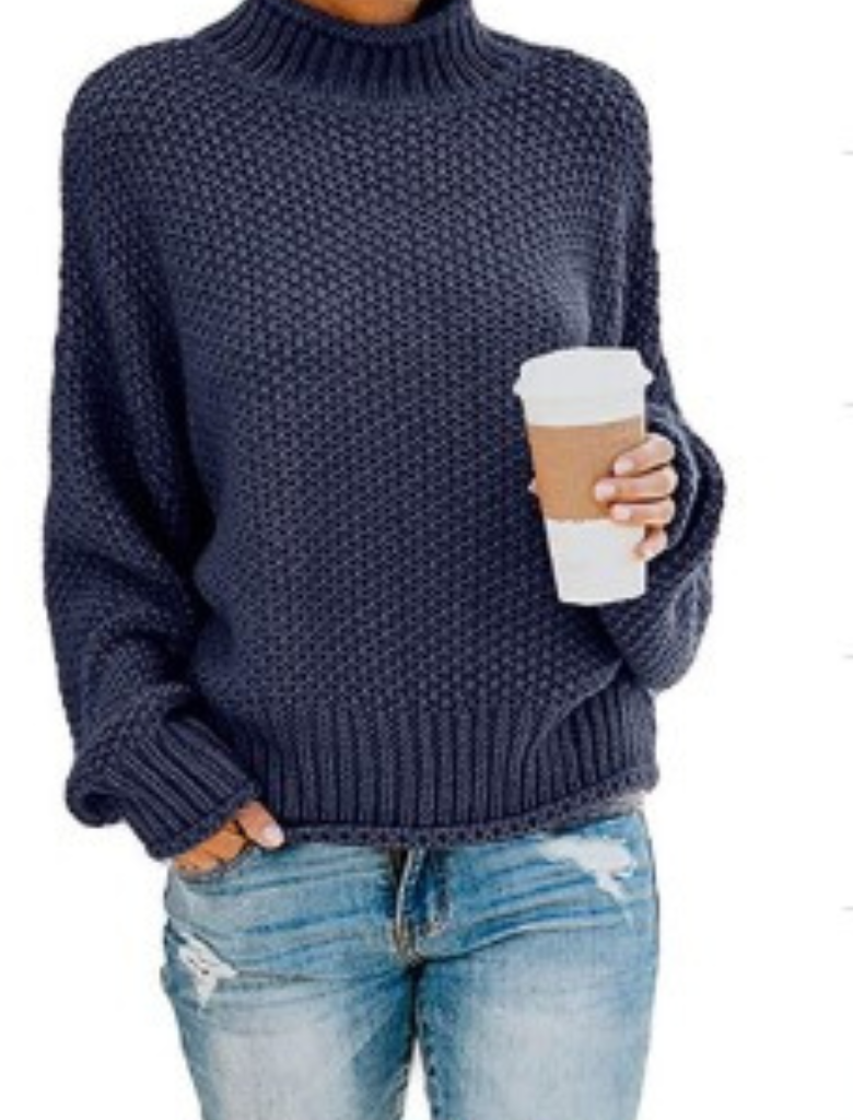 Drune | Unifarbener Langärmeliger Pullover