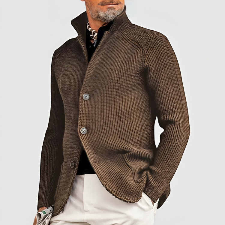 Drune | Knöpfen Cashmere Mantel für Herren