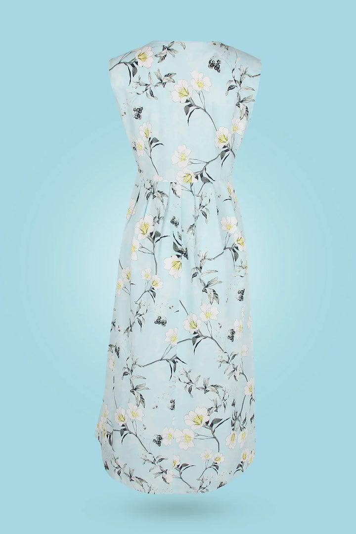 Drune | Elegantes Maxikleid mit Floralem Muster