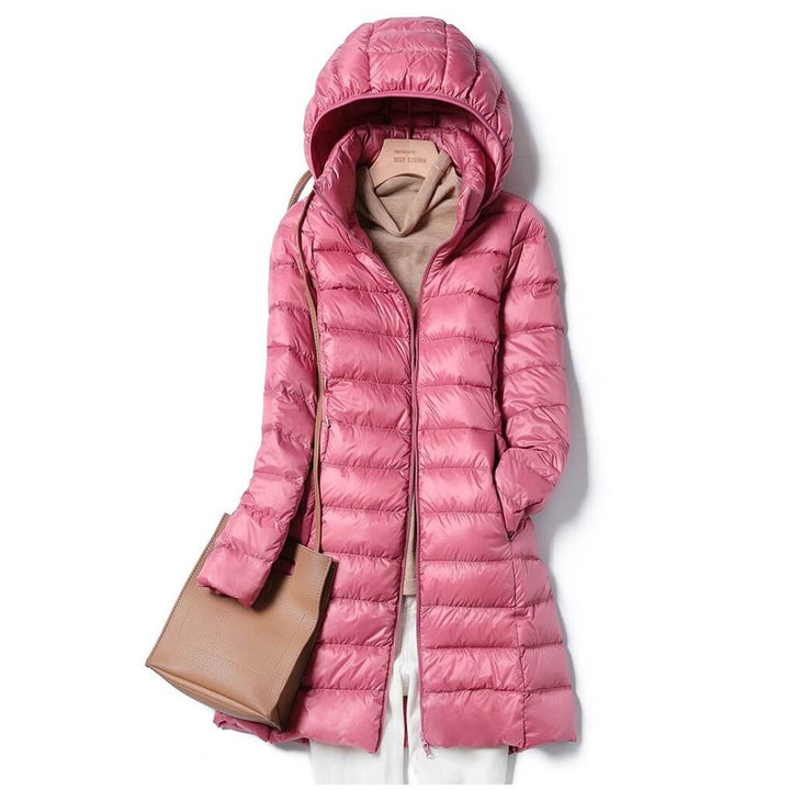 Drune | Damen Winter Daunenjacke - Mit Kapuze