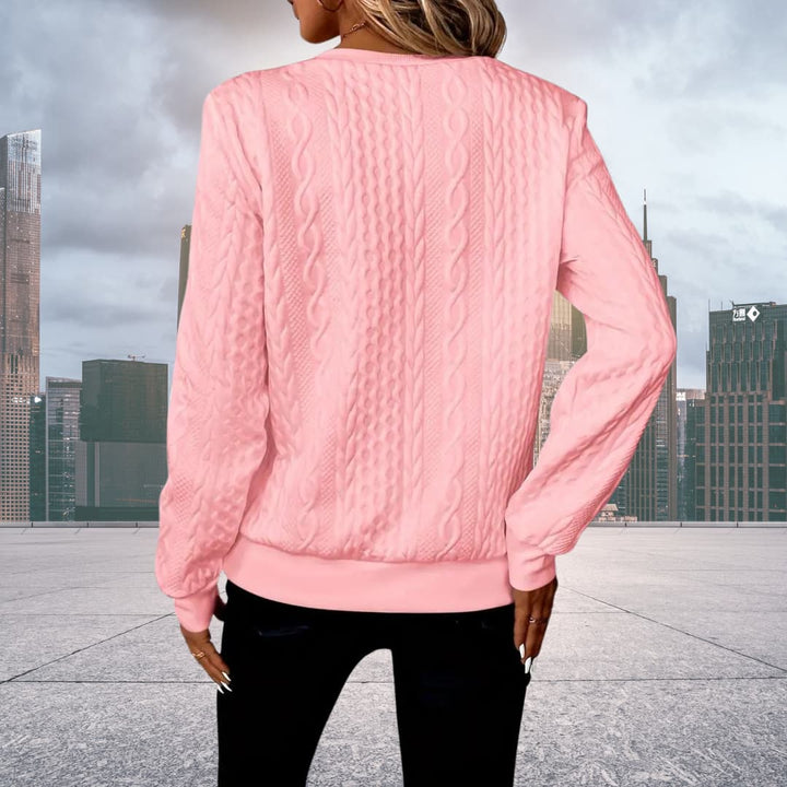Drune | Strickpullover mit halbem Reißverschluss Damen