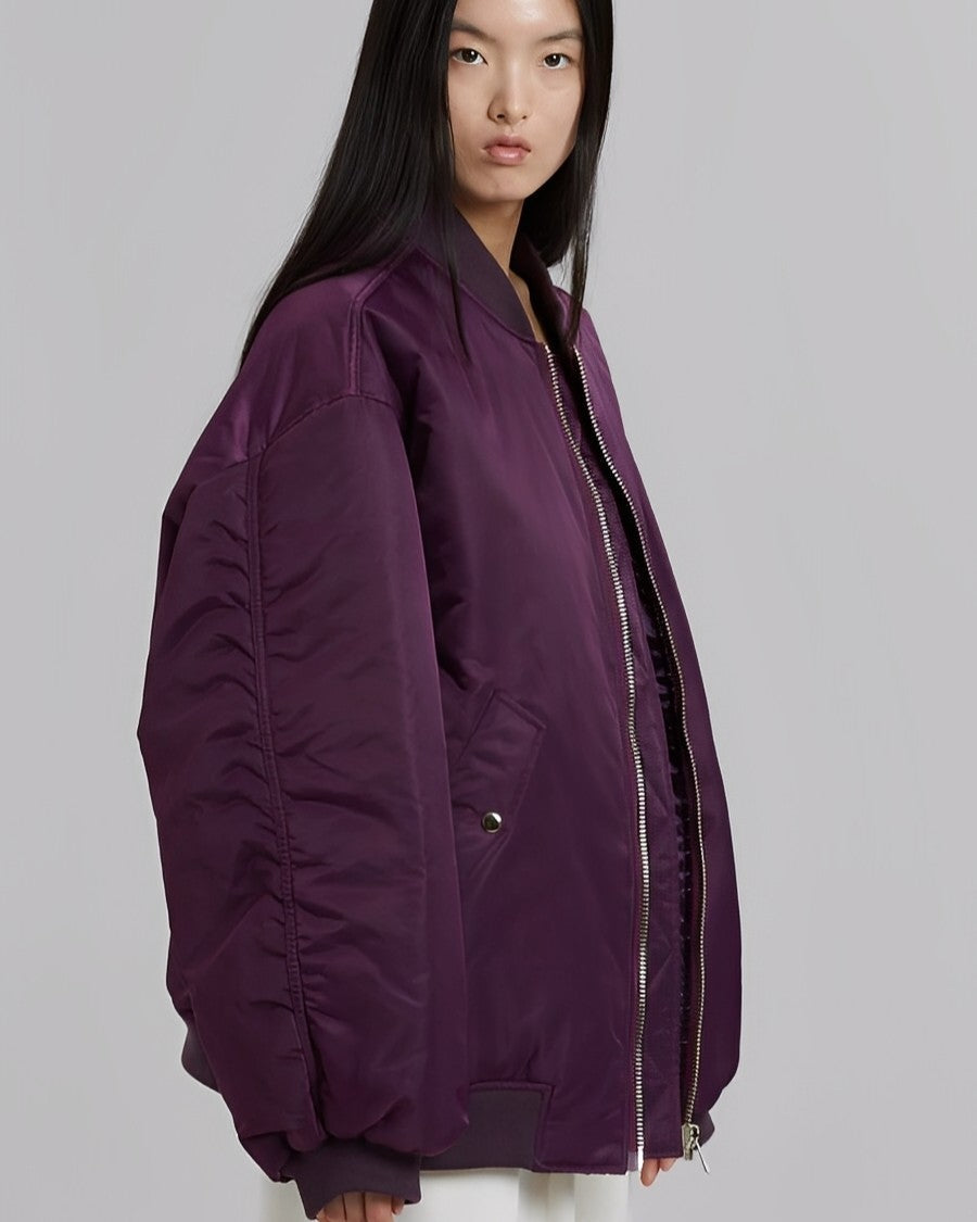 Drune | Lässige Oversize Bomberjacke für Frauen