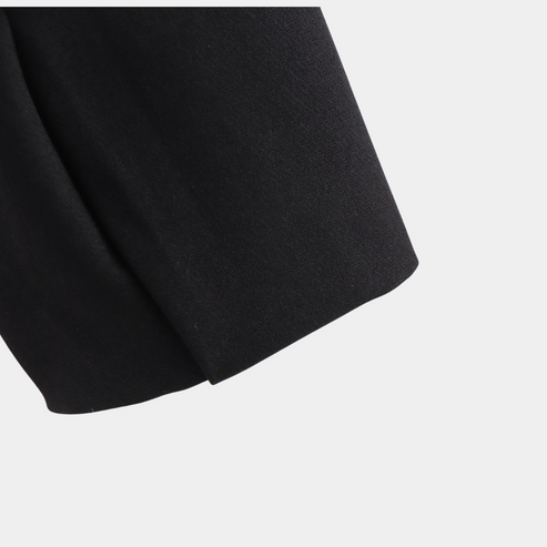 Drune | Cropped Blazerjacke Maßgeschneiderte Langarm Open Front