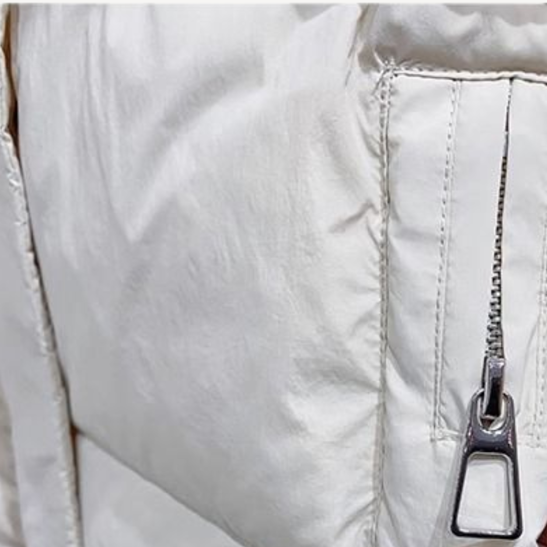 Drune | Übergroße Damen Pufferjacke mit Hohem Kragen und Reißverschluss
