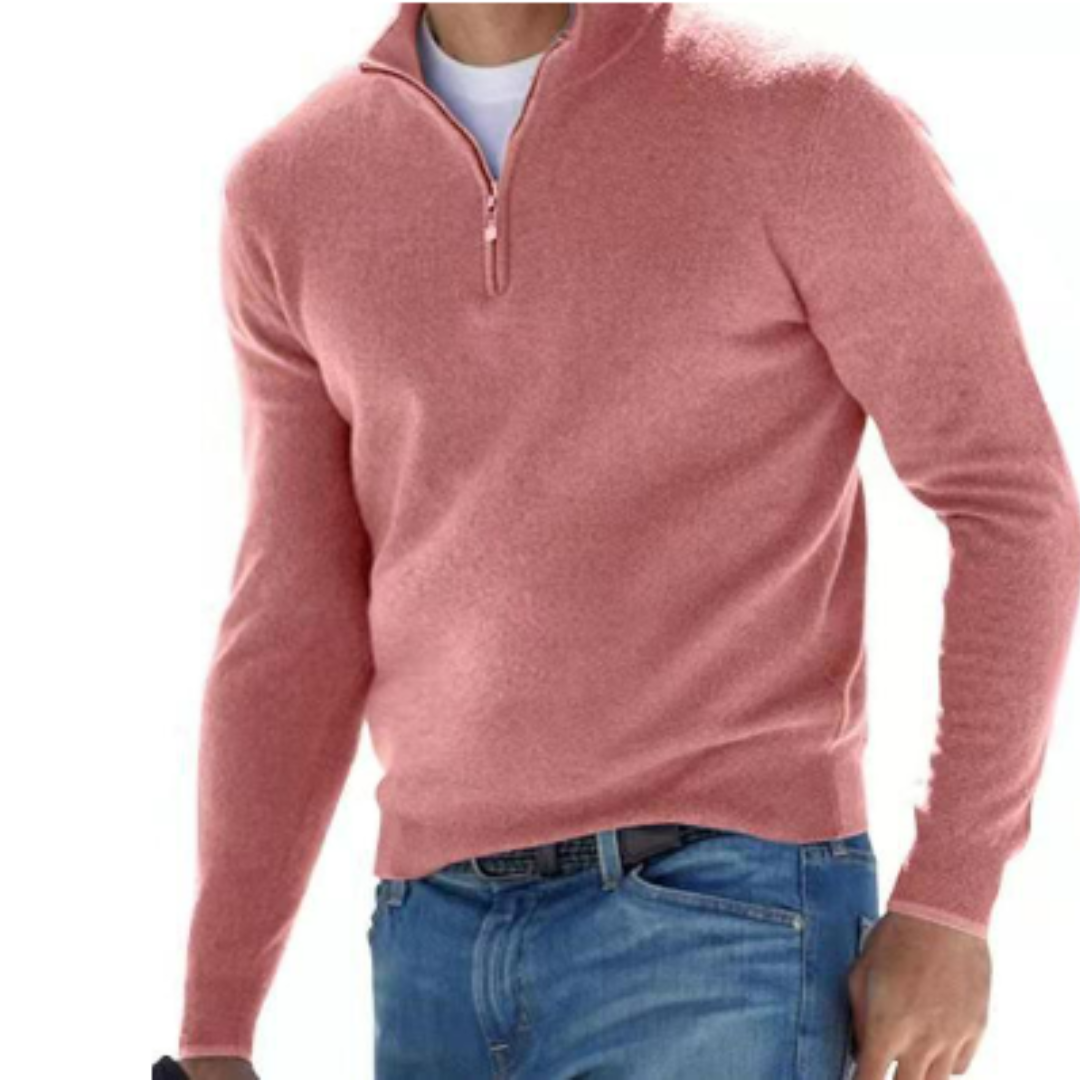Drune | Warmes Herrenpullover Reißverschluss