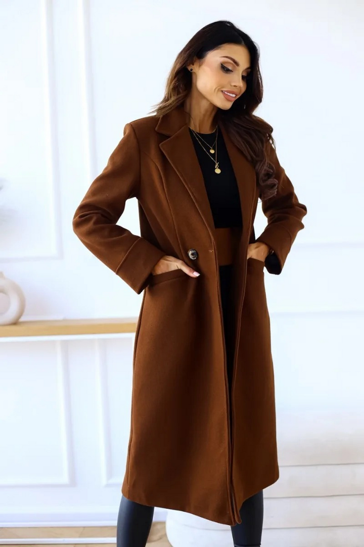 Drune | Klassischer Langer Trenchcoat mit