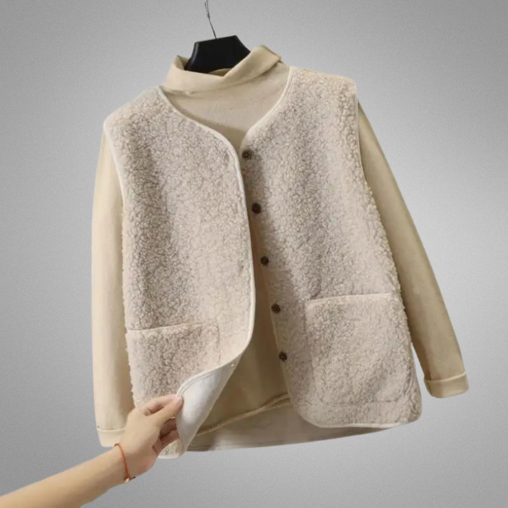 Drune | Trendy Fleece-Winterjacke für Frauen