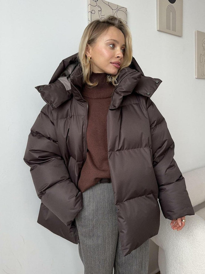Drune | Gepolsterte Kurzjacke mit Kapuze