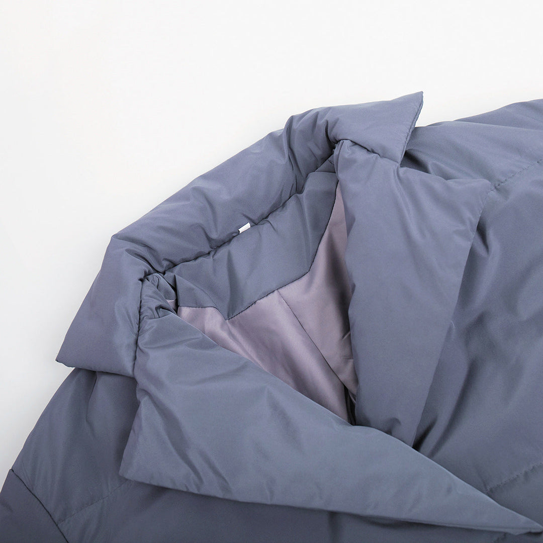 Drune | Stylischer Winter Baumwollmantel mit Gürtel