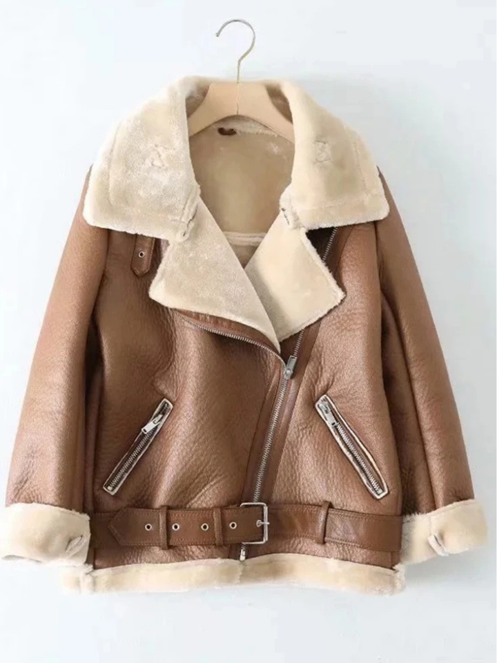 Drune | Damen Sherpa-Pelzmantel