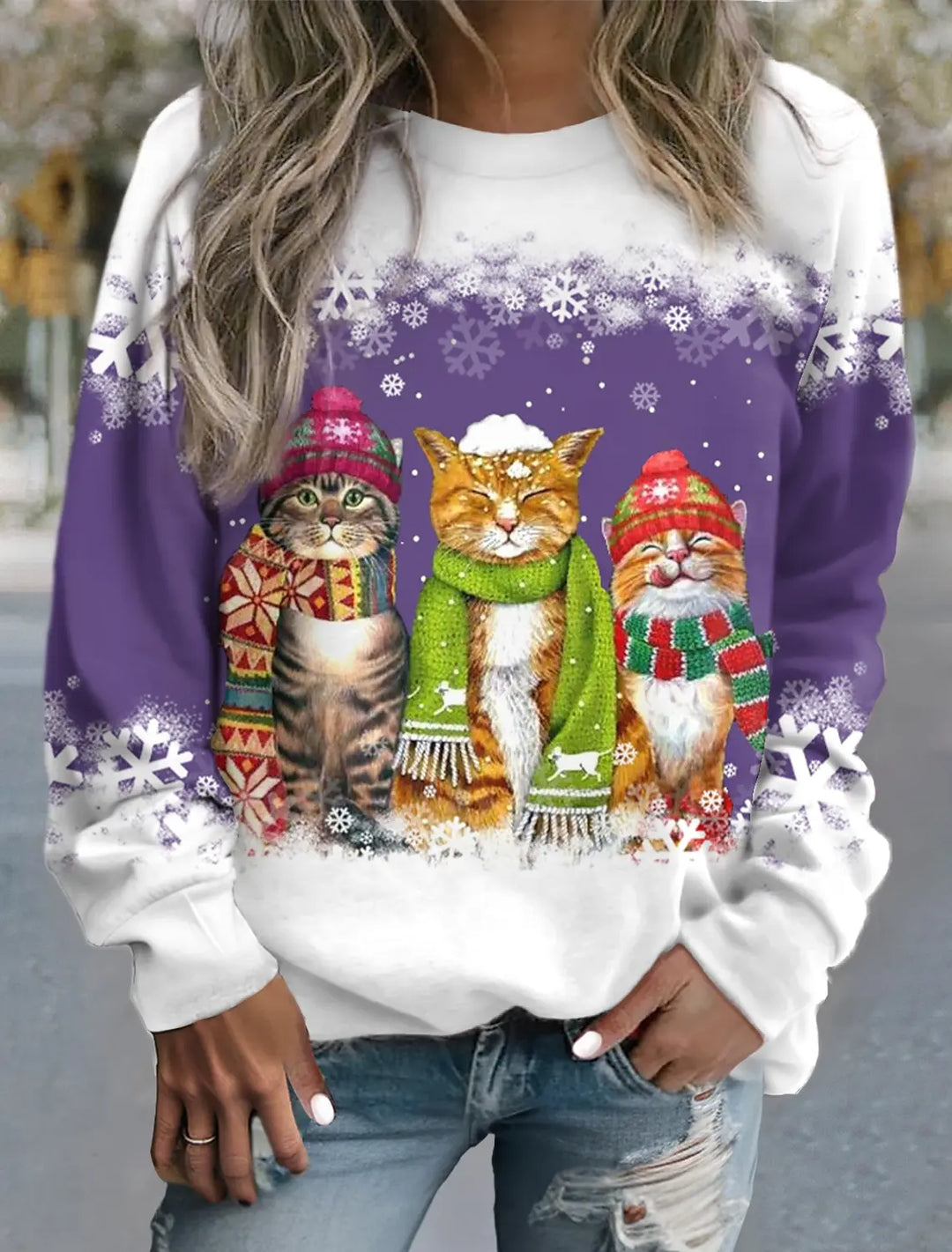 Drune | Pullover mit Weihnachtsmotiv