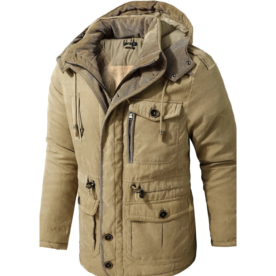 Drune | Warme Kapuzenjacke