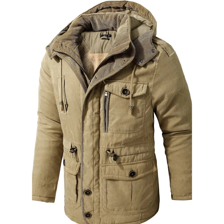Drune | Warme Kapuzenjacke