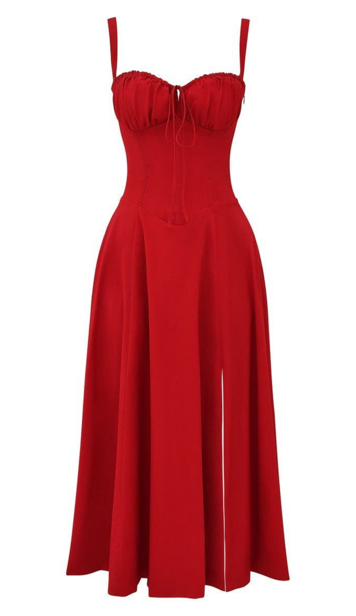 Drune | Blumen Kleid für Frauen Midi