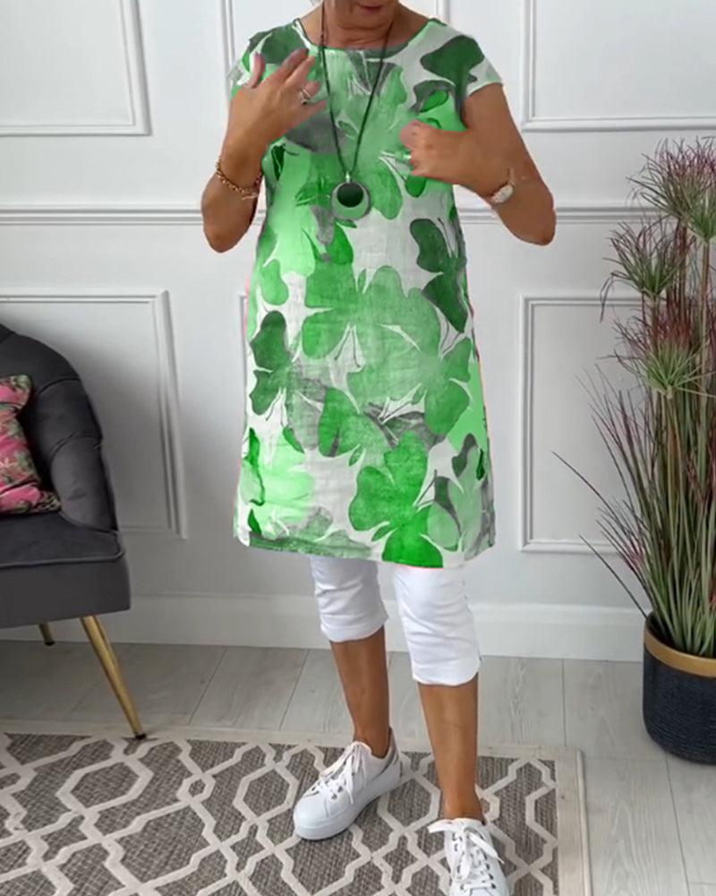 Drune | Sommerkleid mit Asymmetrischem Schnitt und Hohem Schlitz