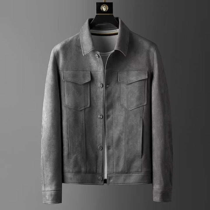 Drune | Klassische Wildlederjacke für Männer