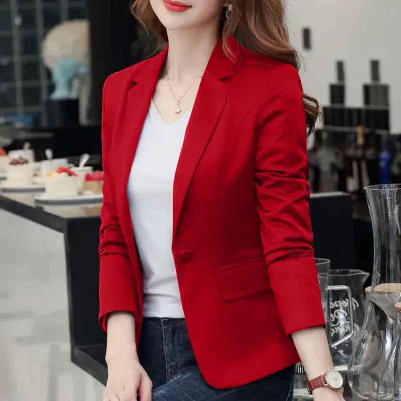 Drune | Eleganter Damenblazer mit Langen Ärmeln Ideal für Die Arbeit