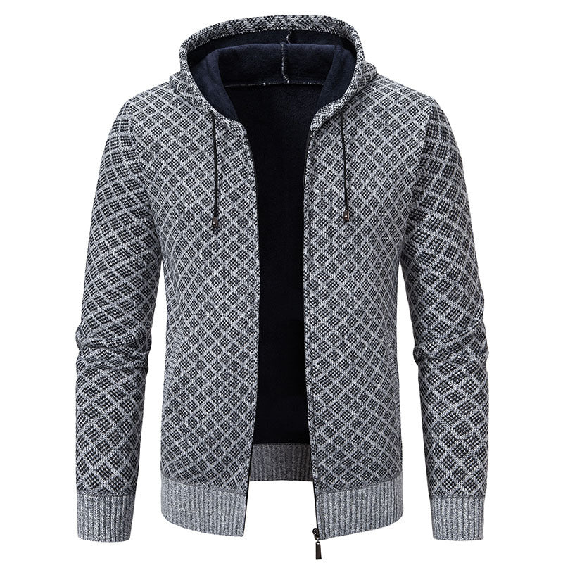 Drune | Elegante, schlanke Jacke mit Kapuze für Männer
