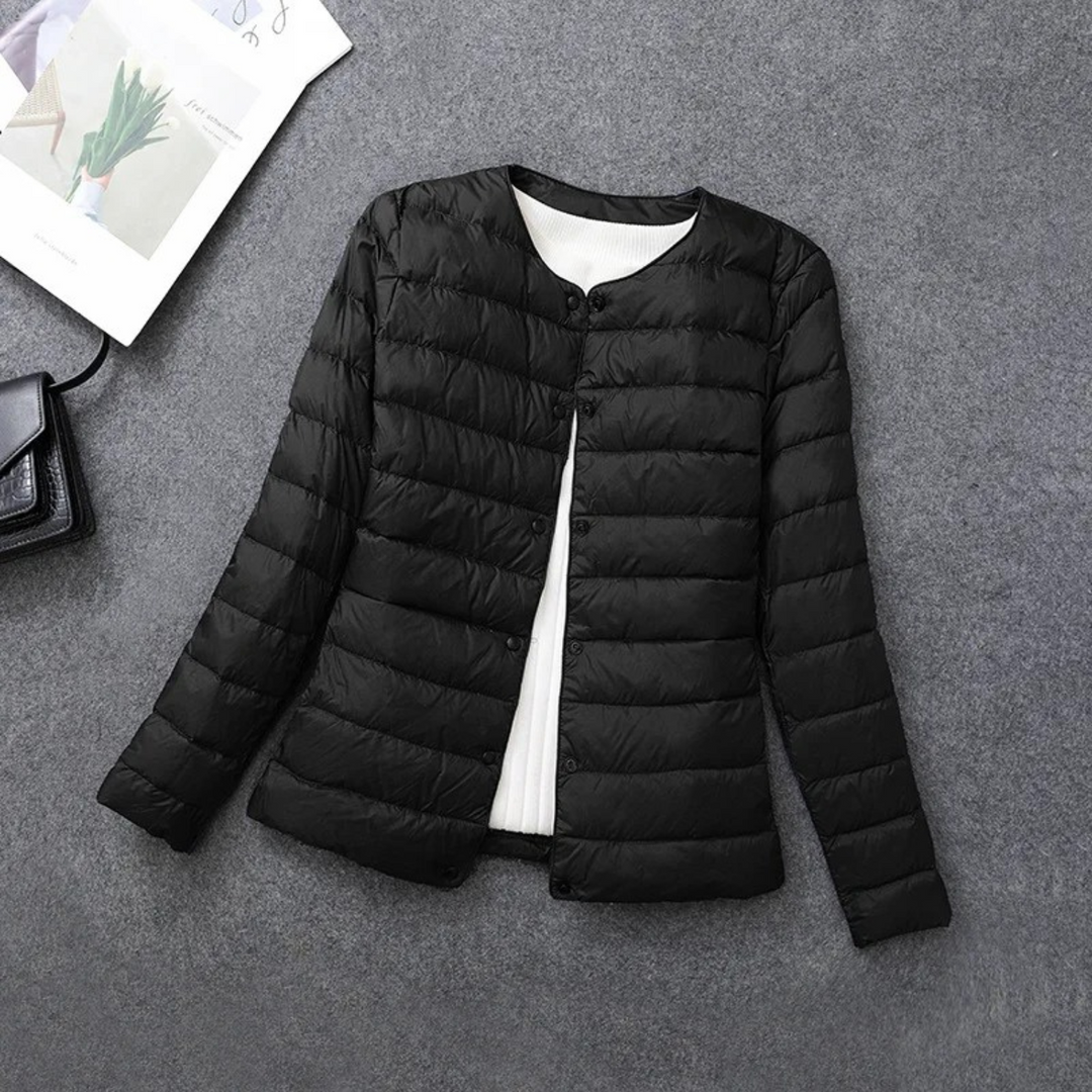Drune | Damen Leichte Daunenjacke - Mit Knöpfen